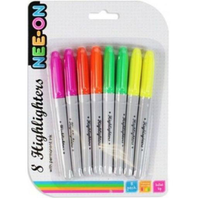 Picture of FN4711-RSW Nee-on Highlighter Pens - Pack of 8
